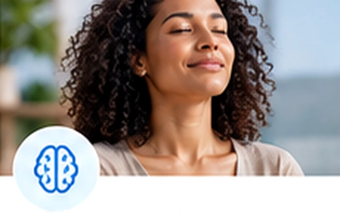 Woman taking a quiet moment to focus on emotional wellbeing